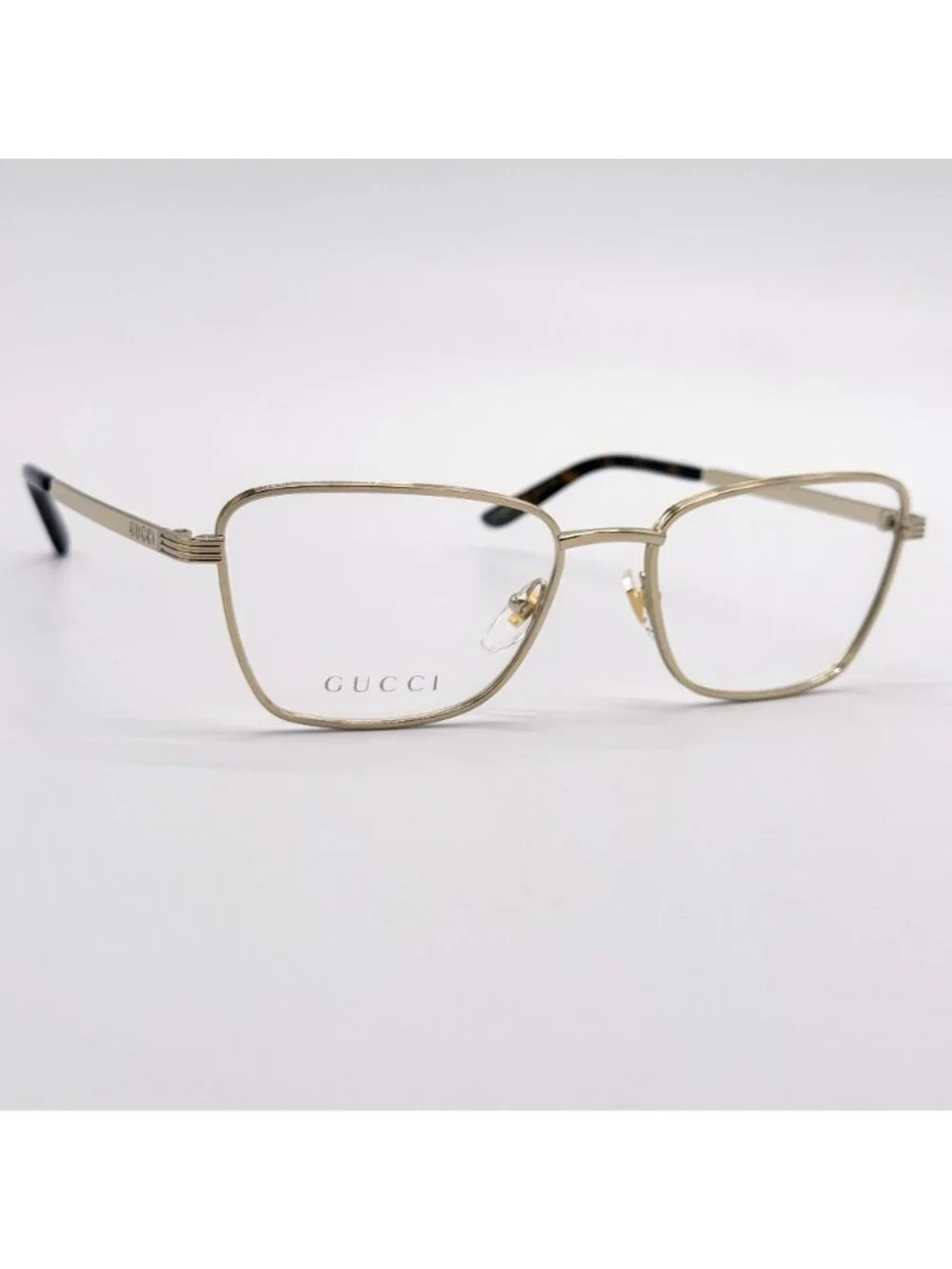 NEW GUCCI EYEGLASSES GG1880O 002 GOLD WOMEN GUCCI EYEWEAR